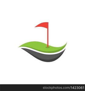 Golf logo template vector icon design