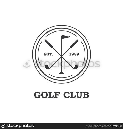 Golf Logo Template vector illustration design