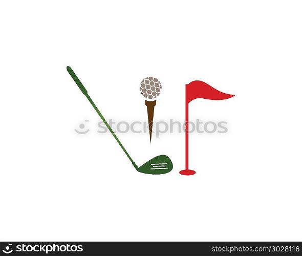 Golf Logo Template vector illustration. Golf Logo Template vector illustration icon design