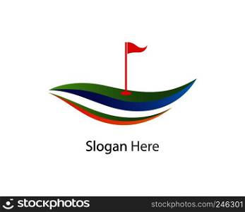 Golf Logo Template vector illustration icon design