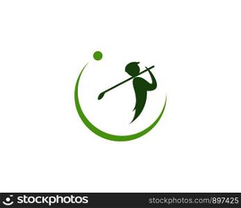 Golf Logo Template vector illustration icon design