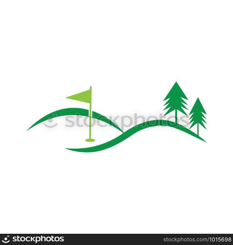 golf logo vector
