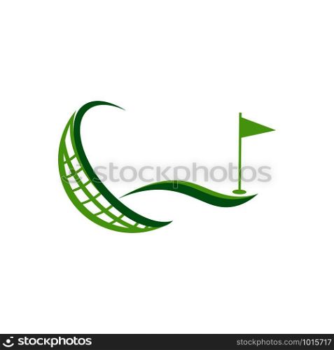 golf logo vector