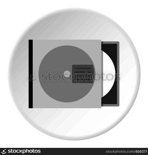 Golf player in a red shirt icon in flat circle isolated on white vector illustration for web. Golf player in a red shirt icon circle