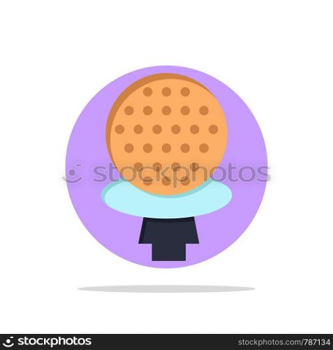 Golf, Sport, Game, Hotel Abstract Circle Background Flat color Icon