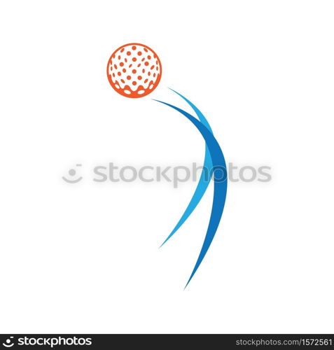 Golf Sport Logo Design Template, vector Illustration