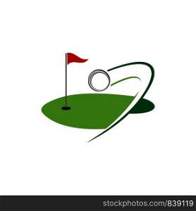 Golf Swing Logo template