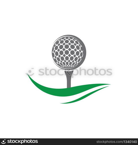 Golf symbol vector icon illustration