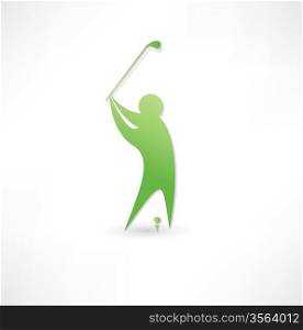 Golfer icon.