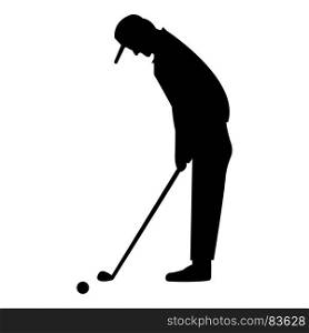 Golfer icon .