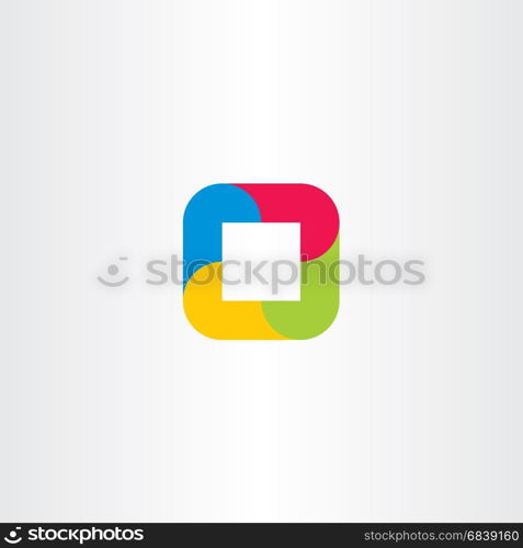 gometric logo abstract square business icon