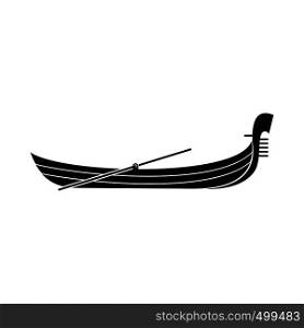 Gondola icon in simple style isolated on white. Gondola icon, simple style