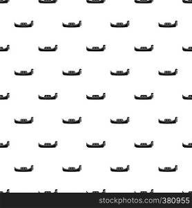 Gondola pattern. Simple illustration of gondola vector pattern for web. Gondola pattern, simple style