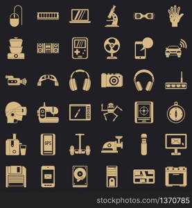 Good device icons set. Simple style of 36 good device vector icons for web for any design. Good device icons set, simple style