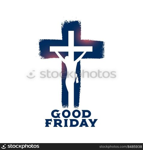 good friday cross with jesus christ