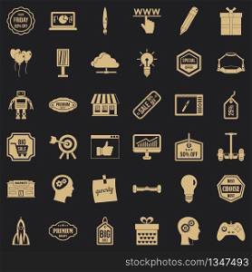 Good marketing icons set. Simple style of 36 good marketing vector icons for web for any design. Good marketing icons set, simple style