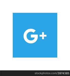 Google plus icon design vector