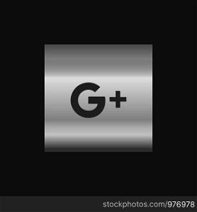 Google plus icon design vector