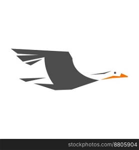 Goose logo icon design illustration