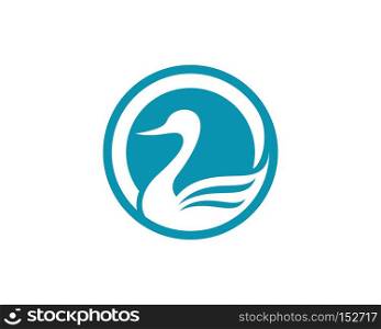 Goose Logo Template illustration isolated sign symbol