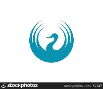 Goose Logo Template illustration isolated sign symbol