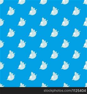 Gooseberry pattern vector seamless blue repeat for any use. Gooseberry pattern vector seamless blue
