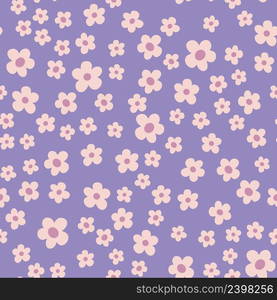 Gorgeous seamless floral pattern with flowers. Endless design with delicate wild flowers for printing and decoration. Repeatable botanical backdrop. Color flat vector illustration.. Gorgeous seamless floral pattern with flowers. Endless design with delicate wild flowers for printing and decoration. Repeatable botanical backdrop. Color flat vector illustration