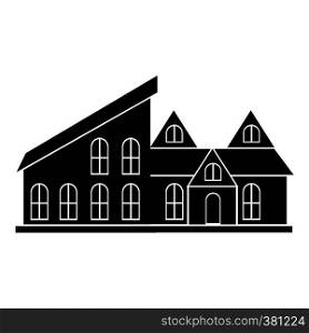 Gottage house icon. Simple illustration of house vector icon for web design. Cottage house icon, simple style