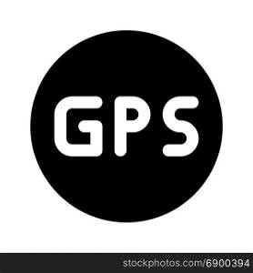gps, icon on isolated background
