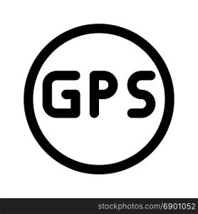 gps, icon on isolated background