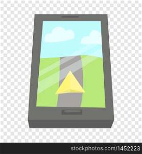 GPS navigation icon. Cartoon illustration of GPS navigation vector icon for web design. GPS navigation icon, cartoon style