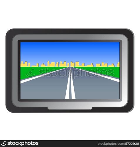 GPS navigation - vector illustration