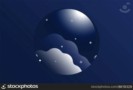 Gradient abstract background flowing liquid shapes. Template for the design of a flyer. presentation. Vector Vector Illustration