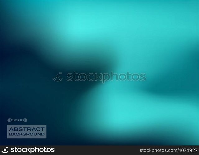Gradient blue fluid color background, vector eps10
