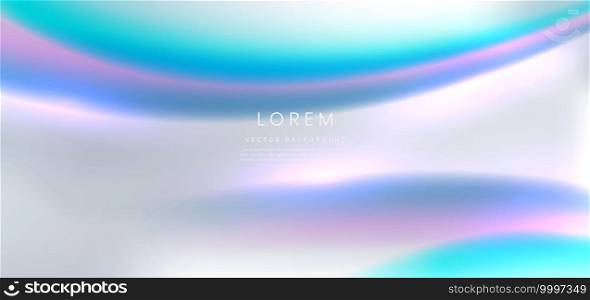 Gradient blurred background. Blue and pink gradient. You can use for ad, poster, template, business presentation. Vector illustration