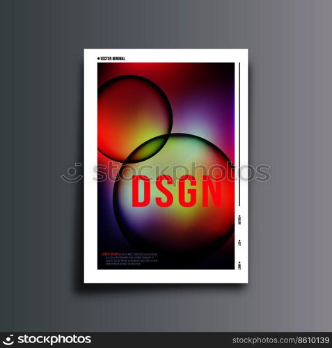 Gradient colorful cover, background for the banner, flyer, poster, brochure covers or other printing products. Vector illustration.. Gradient colorful cover, background for the banner, flyer, poster, brochure covers