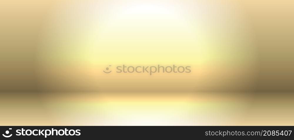 Gradient gold color background vector
