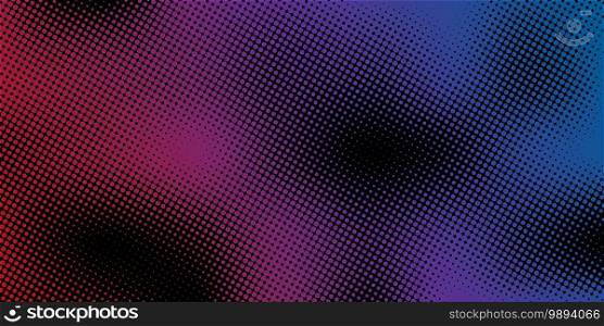 Gradient Halftone Pattern Background. Vector Abstract Dots Backdrop. Vector illustration