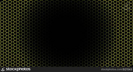gradient honeycomb background vector illustration, banner isolated - vector