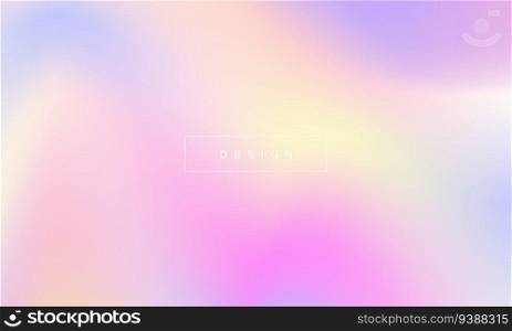 Gradient pastel modern rainbow background. yellow, pink , purple, orange, blue colors for deign concepts, wallpapers, web, presentations and prints. vector design.
