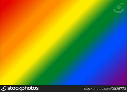 Gradient Rainbow Flag LGBT Background. Rainbow pride flag LGBT movement background in gradient fill. Graphic element for design saved as an vector illustration in file format EPS 8