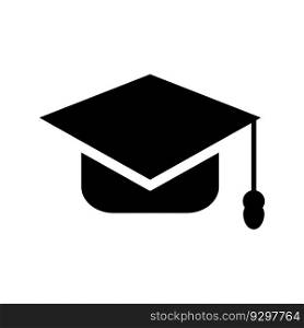graduate hat Icon vector template illustration logo design