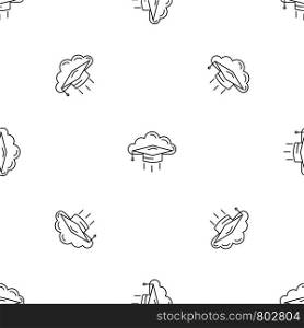 Graduated in cloud pattern seamless vector repeat geometric for any web design. Graduated in cloud pattern seamless vector