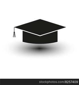 graduates hat for celebration design. Certificate design. Vector illustration. EPS 10.. graduates hat for celebration design. Certificate design. Vector illustration.