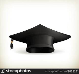 Graduation cap, vector