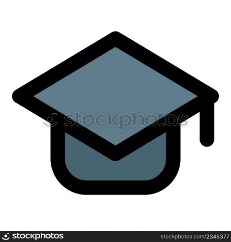 Graduation hat for isolated on white background