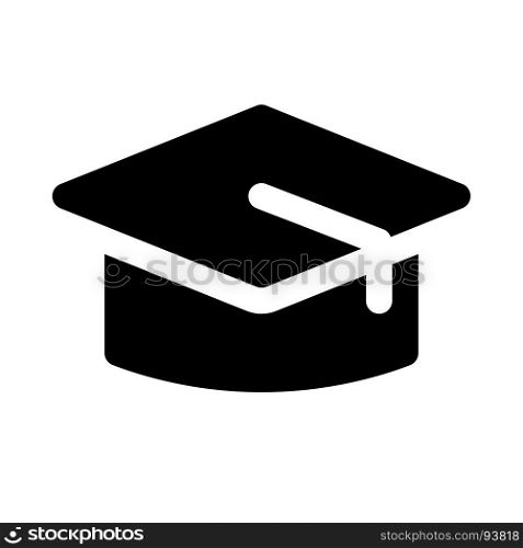 graduation hat isolated on white background