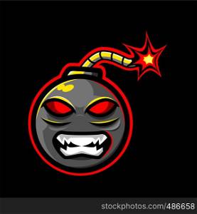 Graffiti bomb character esport mascot