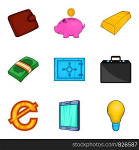Graft icons set. Cartoon set of 9 graft vector icons for web isolated on white background. Graft icons set, cartoon style