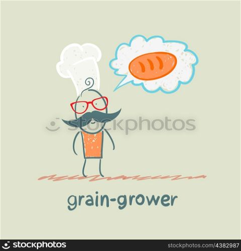 grain grower thinks about bread